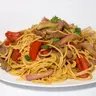 Tallarín saltado de carne