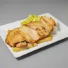 Filete de Pollo con papas fritas y arroz